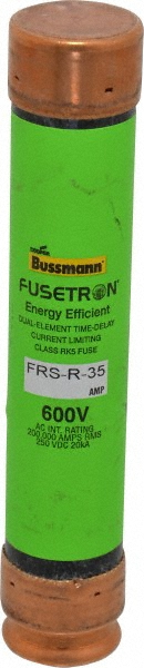 Cooper Bussmann General Purpose Fuse: Time Delay, RK1, 40.00 A - LPS-RK-40SPI