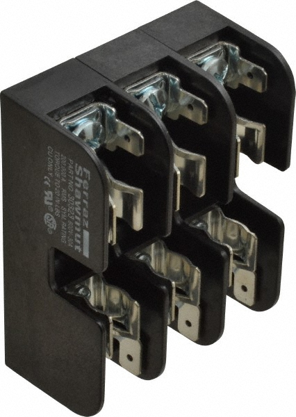 Ferraz Shawmut 3 Pole, 250 VAC/VDC, 30 Amp, Screw Mount Fuse Block - 20318