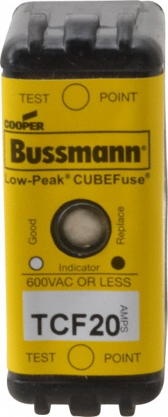 Cooper Bussmann General Purpose Fuse: Time Delay, CF, 20.00 A - TCF20