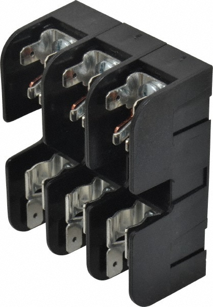 Ferraz Shawmut Adder Pole, 10 to 14 AWG, 600 VAC/VDC, 30 Amp, DIN Rail Mount, Screw Mount Fuse Block - 30310