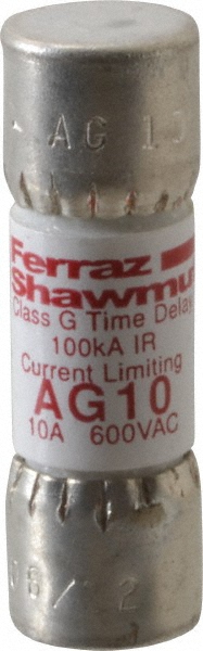 Ferraz Shawmut General Purpose Fuse: Time Delay, G, 600 V, 8.00 A - AG8