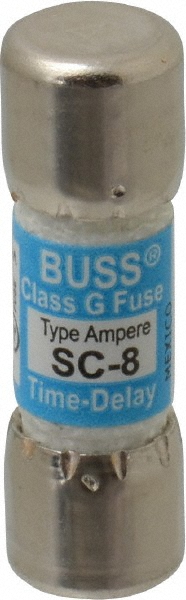 Ferraz Shawmut General Purpose Fuse: Time Delay, G, 600 V, 8.00 A - AG8