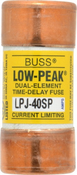 Cooper Bussmann General Purpose Fuse: Time Delay, RK1, 40.00 A - LPS-RK-40SP