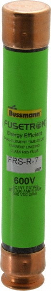 Cooper Bussmann General Purpose Fuse: Time Delay, RK5, 7.00 A - FRS-R-7