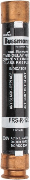 Cooper Bussmann General Purpose Fuse: Time Delay, RK5, 12.00 A - FRS-R-12ID