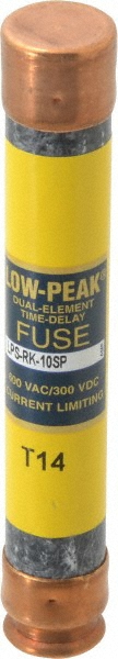 Cooper Bussmann General Purpose Fuse: Time Delay, RK1, 10.00 A - LPS-RK-10SP
