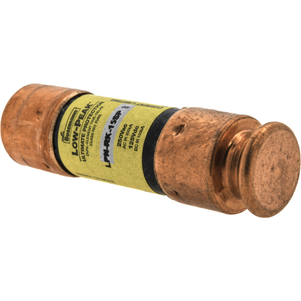 Cooper Bussmann General Purpose Fuse: Time Delay, RK1, 15.00 A - LPN-RK-15SP
