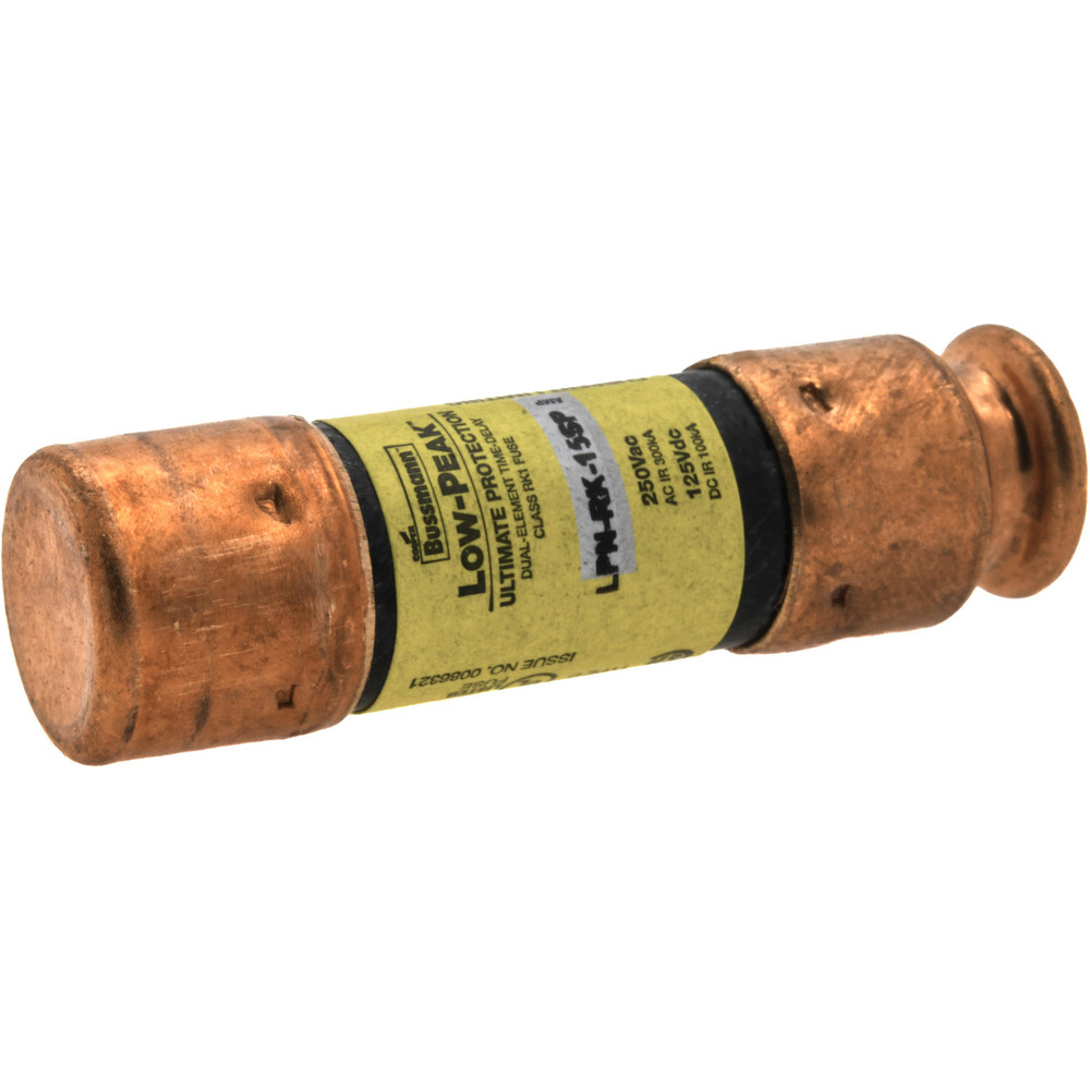 Cooper Bussmann General Purpose Fuse: Time Delay, RK1, 15.00 A - LPN-RK-15SP