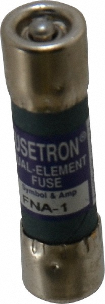 Cooper Bussmann Pin Indicator Fuse: Time Delay, 250 V, 1.13 A - FNA-1-1/8