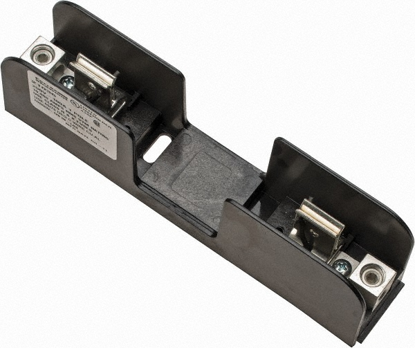 Ferraz Shawmut 3 Pole, 6 to 2/0 AWG, 250/600 VAC/VDC, 100 Amp, DIN Rail Mount, Screw Mount Fuse Block - 61038