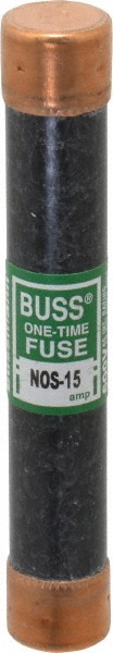 Cooper Bussmann General Purpose Fuse: Fast-Acting, K5, 600 V, 15.00 A - NOS-15