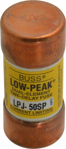 Cooper Bussmann General Purpose Fuse: Time Delay, RK1, 50.00 A - LPS-RK-50SP