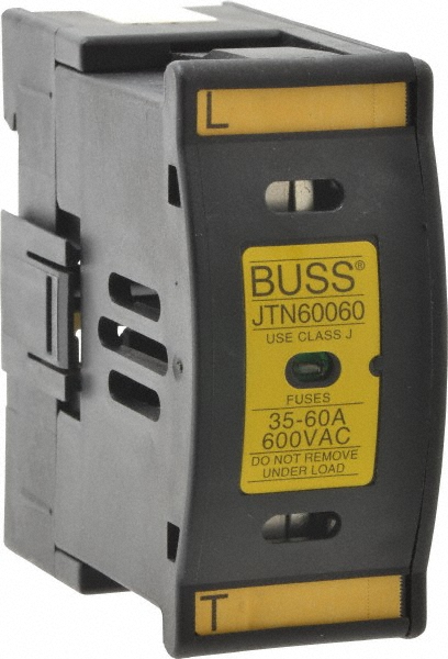 Ferraz Shawmut 1 Pole, 600 VAC/VDC, 30 Amp, DIN Rail Mount Fuse Holder - US3JN