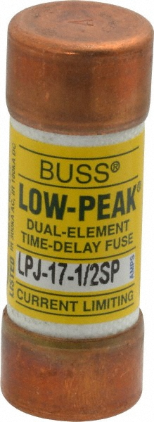 Cooper Bussmann General Purpose Fuse: Time Delay, J, 5.60 A - LPJ-5-6/10SP