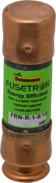 Cooper Bussmann General Purpose Fuse: Time Delay, RK5, 1.80 A - FRN-R-1-8/10