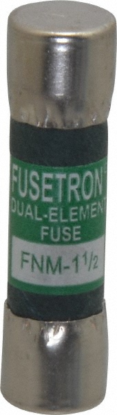 Cooper Bussmann Pin Indicator Fuse: Time Delay, 250 V, 1.50 A - FNA-1-1/2