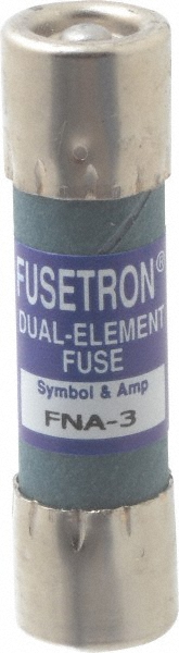 Cooper Bussmann Pin Indicator Fuse: Time Delay, 250 V, 1.50 A - FNA-1-1/2