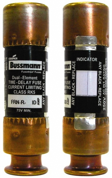 Cooper Bussmann General Purpose Fuse: Time Delay, RK5, 12.00 A - FRN-R-12ID
