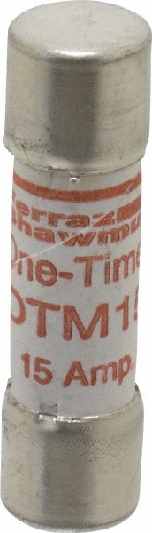 Ferraz Shawmut Mini Fuse: Fast-Acting, 250 V, 15.00 A - OTM15