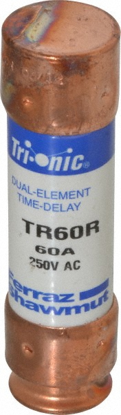 Ferraz Shawmut General Purpose Fuse: Time Delay, RK5, 60.00 A - TR60R