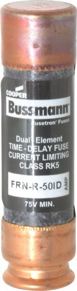 Cooper Bussmann General Purpose Fuse: Time Delay, RK5, 50.00 A - FRN-R-50ID