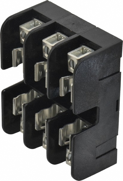 Ferraz Shawmut 10 to 14 AWG, 600 VAC/VDC, 30 Amp, DIN Rail Mount, Screw Mount Fuse Block - 30320