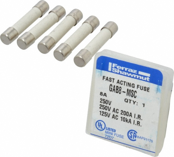 Ferraz Shawmut 300VAC, 8A FERRAZ SEMICONDUCTOR FUSE - A30QS8-1