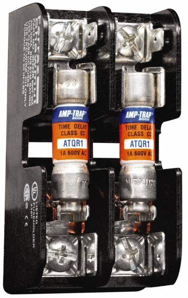Ferraz Shawmut 1 Pole, 14 to 2 AWG, 600 VAC/VDC, 30 Amp, DIN Rail Mount, Screw Mount Fuse Block - 60306J