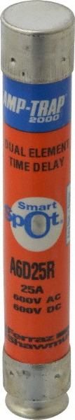 Cooper Bussmann General Purpose Fuse: Fast-Acting, T, 600 V, 25.00 A - JJS-25