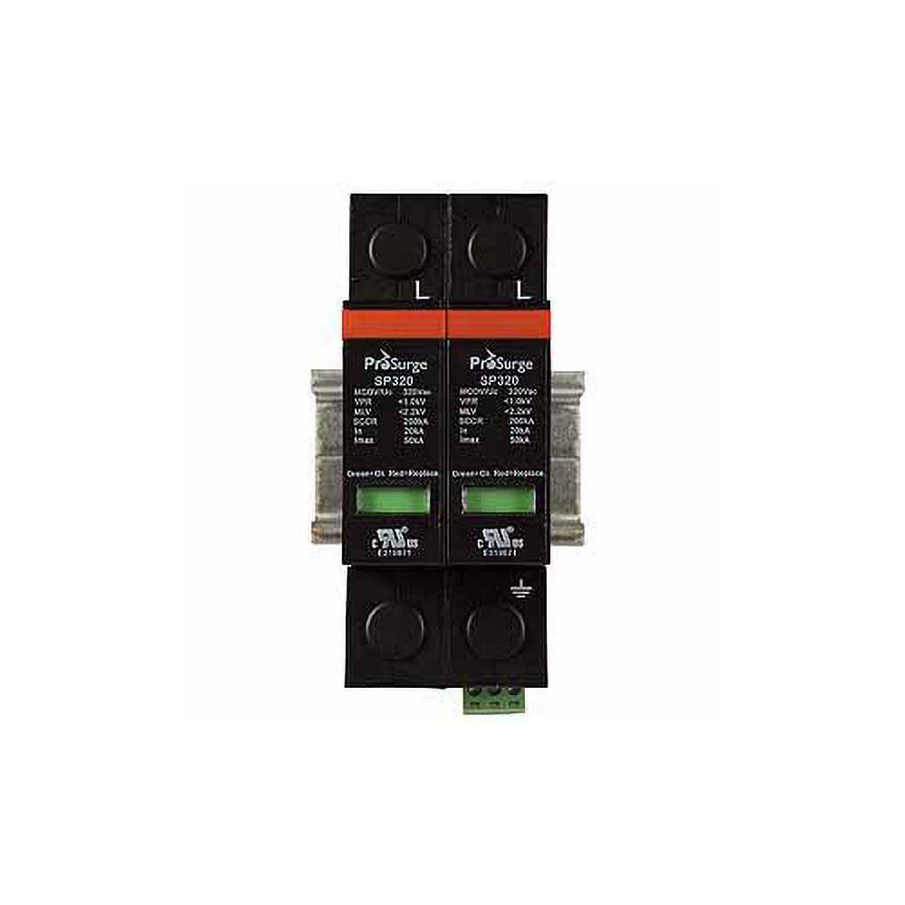 Cooper Bussmann 1 Pole, 1 Phase, 20 kA Nominal Current, 90mm Long x 18mm Wide x 65mm Deep, Thermoplastic Hardwired Surge Protector - BPM600UL
