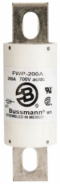 Cooper Bussmann Fuse: Fast-Acting, 200.00 A - FWP-200A