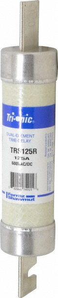Cooper Bussmann General Purpose Fuse: Time Delay, RK1, 125.00 A - LPS-RK-125SPI