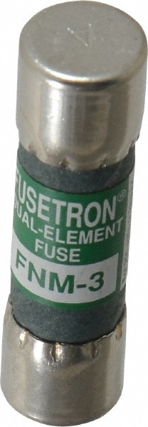 Cooper Bussmann Pin Indicator Fuse: Time Delay, 250 V, 3.00 A - FNA-3