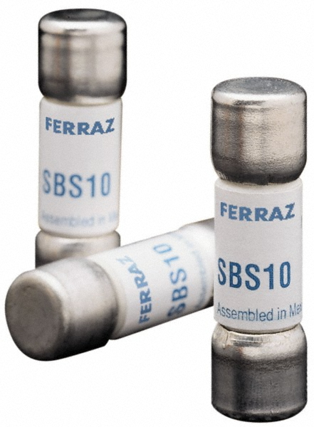 Ferraz Shawmut General Purpose Fuse: Fast-Acting, 600 V, 0.80 A - SBS8/10