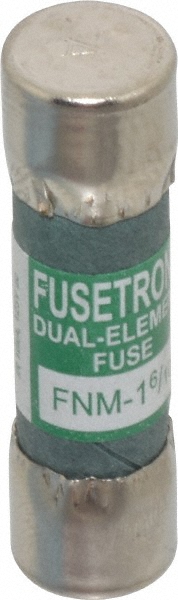 Cooper Bussmann Pin Indicator Fuse: Time Delay, 250 V, 1.60 A - FNA-1-6/10