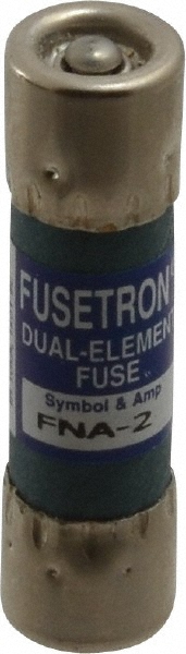 Cooper Bussmann Pin Indicator Fuse: Time Delay, 250 V, 1.60 A - FNA-1-6/10