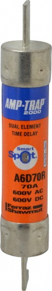 Cooper Bussmann General Purpose Fuse: Fast-Acting, H, 600 V, 70.00 A - NOS-70