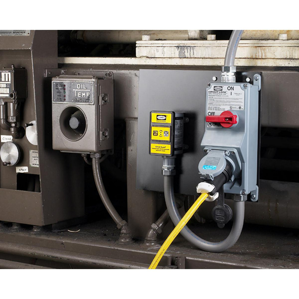 Hubbell Wiring Device-Kellems Hardwired GFCIs: Amperage: 30.0000; Reset Type: Automatic; Voltage: 208.00; Number of Phases: 3; Number Of Phases: 3 - GFHW83105