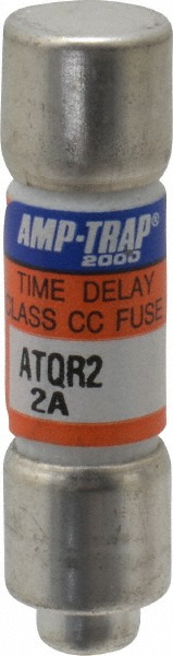 Ferraz Shawmut General Purpose Fuse: Time Delay, 500 V, 2.00 A - ATQ2