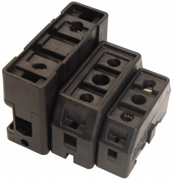 Cooper Bussmann 1 Pole, 600 VAC/VDC, 30 Amp, DIN Rail Mount Fuse Holder - TCFH30N