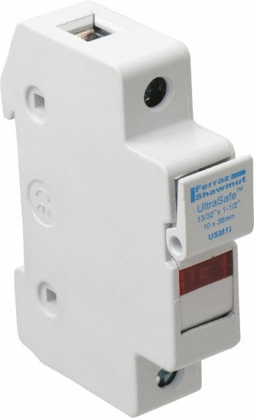 Cooper Bussmann 1 Pole, 600 VAC/VDC, 30 Amp, DIN Rail Mount Fuse Holder - TCFH30N