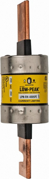 Cooper Bussmann General Purpose Fuse: Time Delay, RK1, 400.00 A - LPN-RK-400SPI
