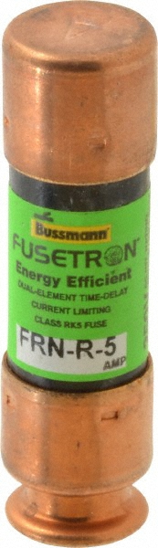 Cooper Bussmann General Purpose Fuse: Time Delay, RK5, 2.25 A - FRN-R-2-1/4