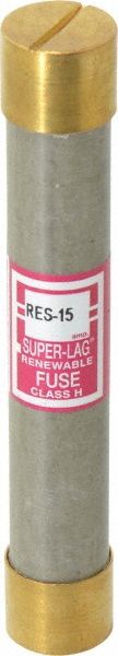 Cooper Bussmann Renewable Fuse: Time Delay, H, 600 V, 15.00 A - LKS-15