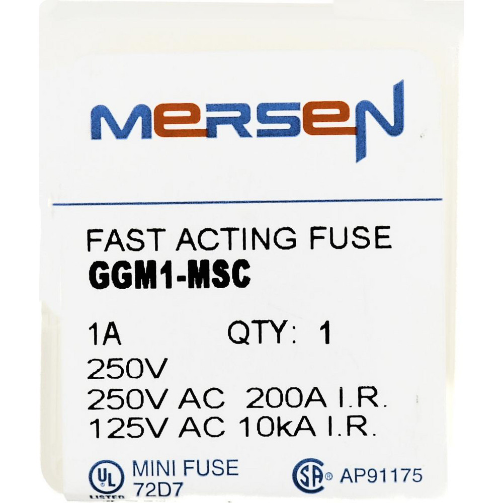 Ferraz Shawmut Mini Fuse: Time Delay, 250 V, 1.50 A - GSC1-1/2-MSC