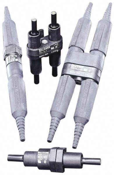 Ferraz Shawmut 1 Pole, 600 VAC/VDC, 30 Amp, Inline Fuse Holder - FEB-81-91