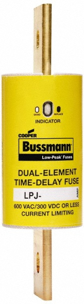 Cooper Bussmann General Purpose Fuse: Time Delay, J, 175.00 A - LPJ-175SP