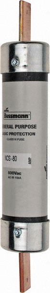 Cooper Bussmann General Purpose Fuse: Fast-Acting, H, 600 V, 80.00 A - NOS-80