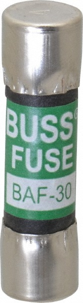 Cooper Bussmann Renewable Fuse: Time Delay, H, 250 V, 30.00 A - LKN-30
