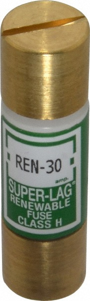 Cooper Bussmann Renewable Fuse: Time Delay, H, 250 V, 30.00 A - LKN-30